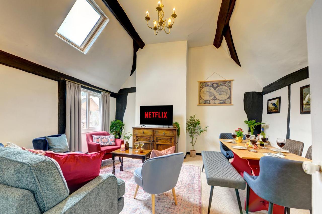 Loft Cottage By Spa Town Property - 2 Bed Tudor Retreat Near To Stratford-Upon-Avon, Warwick & Solihull Kültér fotó